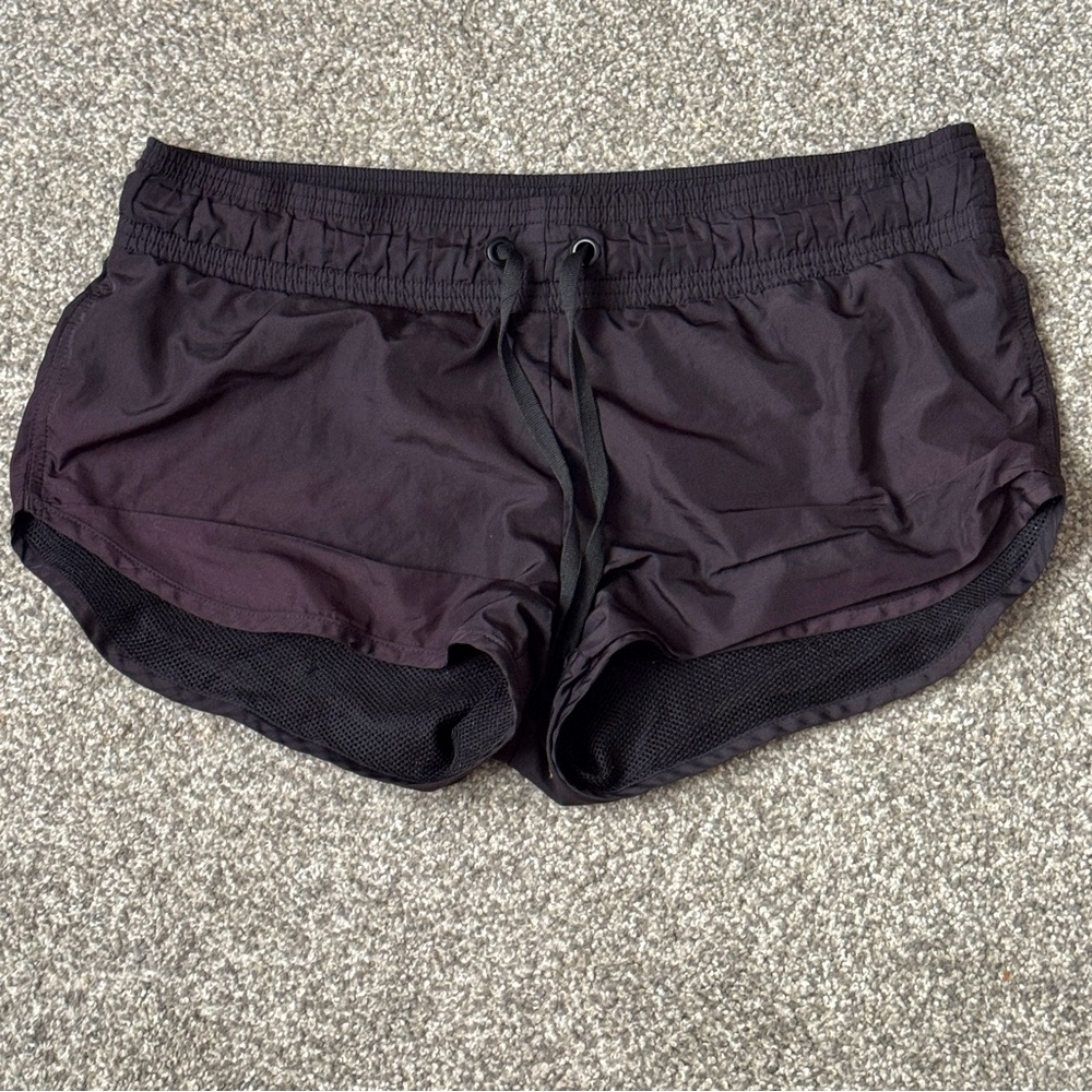 Sports Brand Women's Black Running Athletic No lining Shorts Size 10